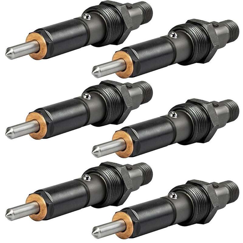6Pcs Fuel Injector Set W/Ring Kit 3283562 for 5.9L KDAL59P6 Nozzle Holder P7100 1994-1998
