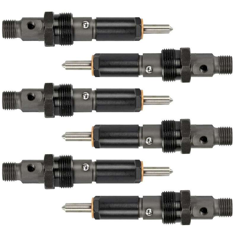 6Pcs Fuel Injector Set W/Ring Kit 3283562 for 5.9L KDAL59P6 Nozzle Holder P7100 1994-1998