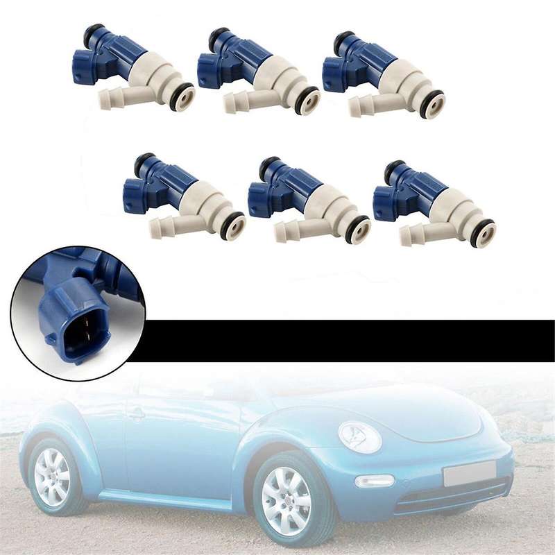 6Pcs Fuel Injectors Nozzles 0280155995 06A906031AC for 2.0L I4 2001-2005 06A906031CB