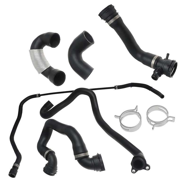6PCS Hoses Radiator Coolant Water Hose Pipe Kit for 135i 335i 335xi 2007-2010 11537585023 1712857006
