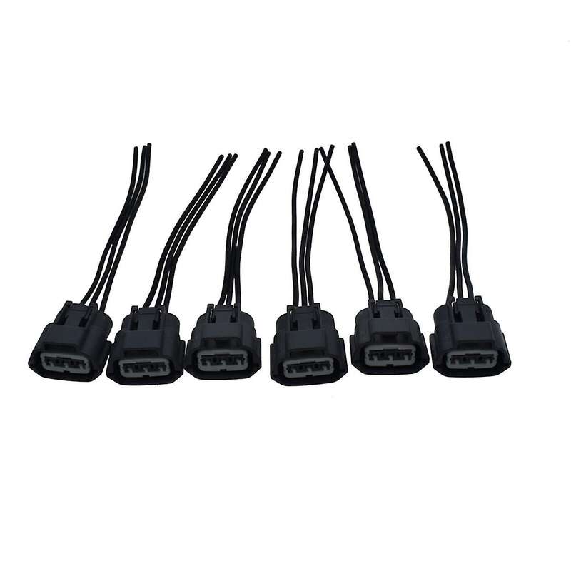 6pcs Ignition Coil Wire Harness Plug for Frontier Altima 224488h311,224488h315,1415090,224488h315,6