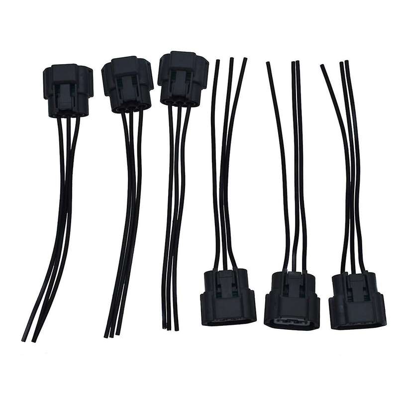 6pcs Ignition Coil Wire Harness Plug for Frontier Altima 224488h311,224488h315,1415090,224488h315,6