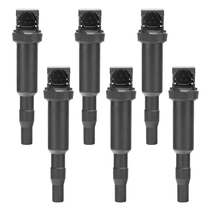 6PCS Ignition Coils 0221504470 12137594937 12137571643 for 325i 328i 335 525 528 530 535