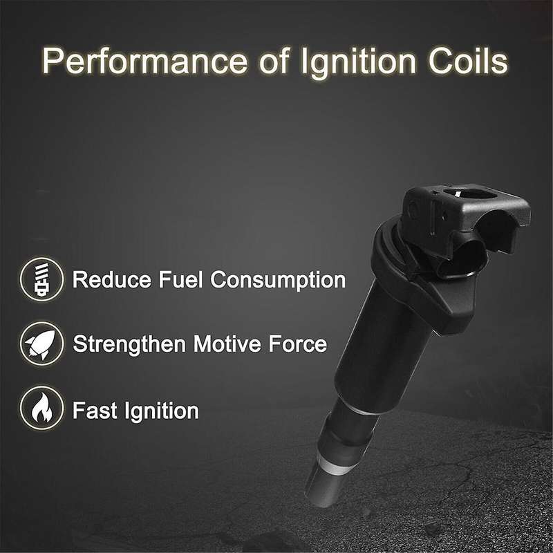 6PCS Ignition Coils 0221504470 12137594937 12137571643 for 325i 328i 335 525 528 530 535
