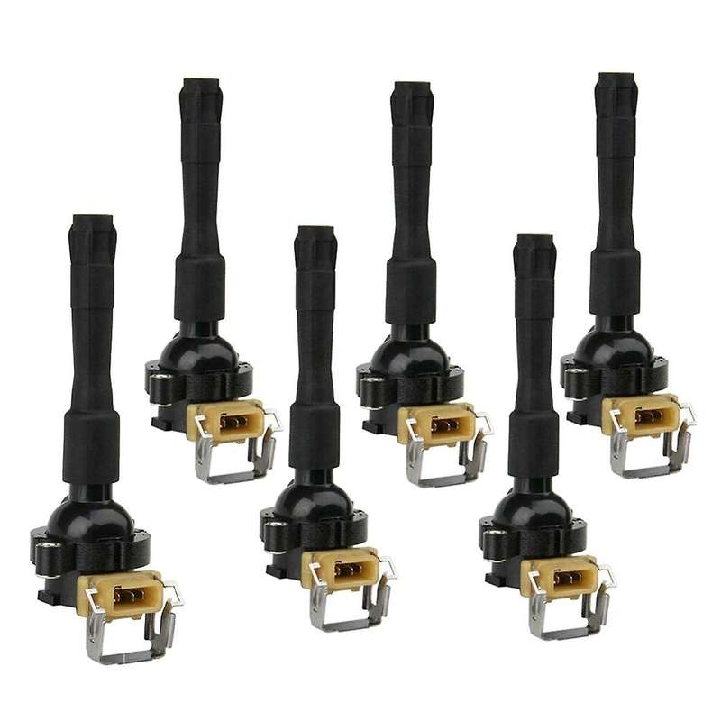6pcs Ignition Coils 12131748018 Uf354 Uf300 for 323i 325ci E46 E39 X5 E36 325 330 V6