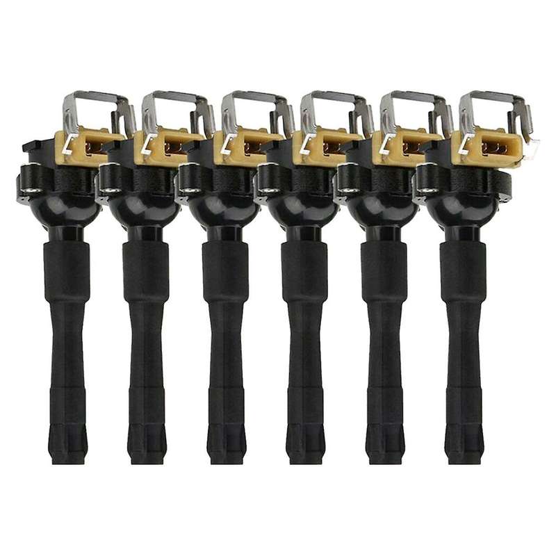 6pcs Ignition Coils 12131748018 Uf354 Uf300 for 323i 325ci E46 E39 X5 E36 325 330 V6