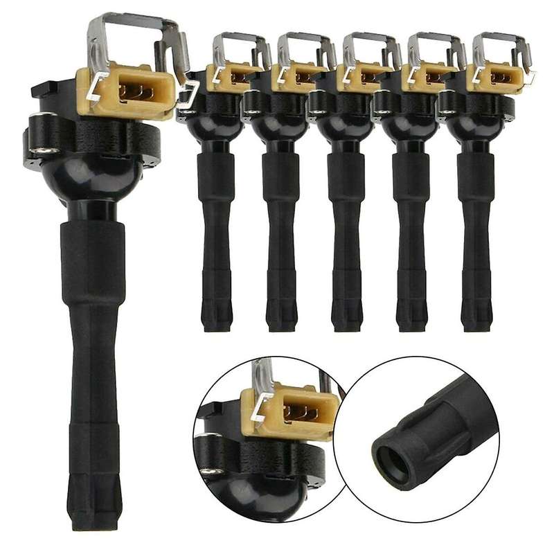 6pcs Ignition Coils 12131748018 Uf354 Uf300 for 323i 325ci E46 E39 X5 E36 325 330 V6