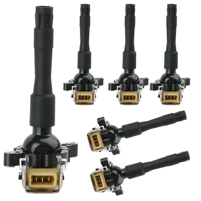 6pcs Ignition Coils 12131748018 Uf354 Uf300 for 323i 325ci E46 E39 X5 E36 325 330 V6