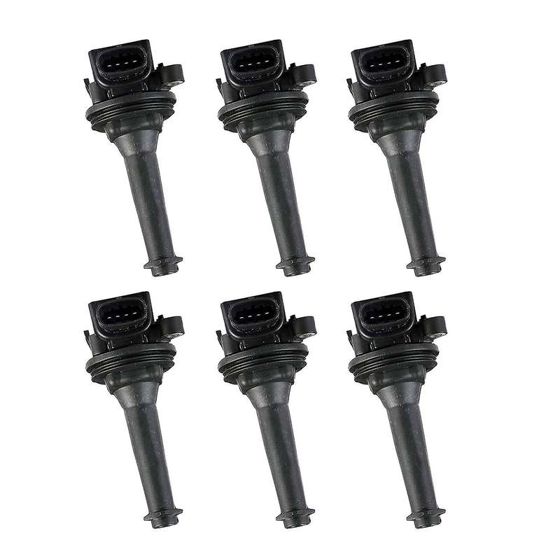6PCS Ignition Coils Pack for 1999-2005 S80 XC90 2.8L 2.9L L6 UF341,5C1320,30713416,91256010,9125601,