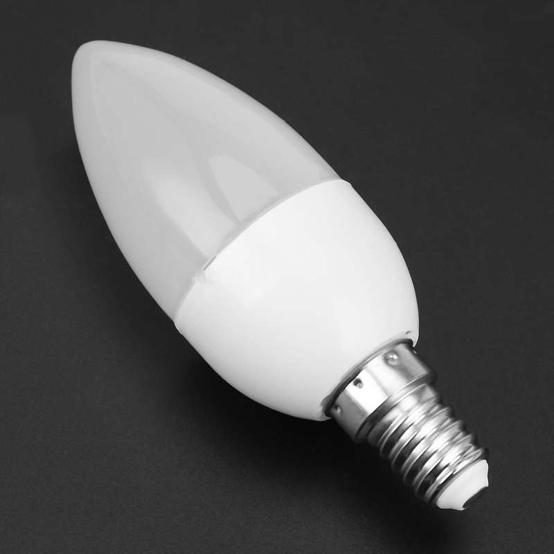 6pcs LED Lamps Candle Light Bulbs Candlesticks 2700K AC220-240V, E14 470LM 3W Cool White