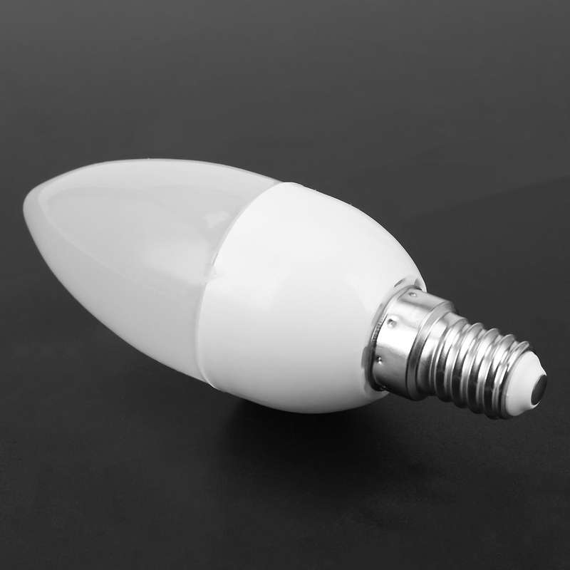6pcs LED Lamps Candle Light Bulbs Candlesticks 2700K AC220-240V, E14 470LM 3W Cool White