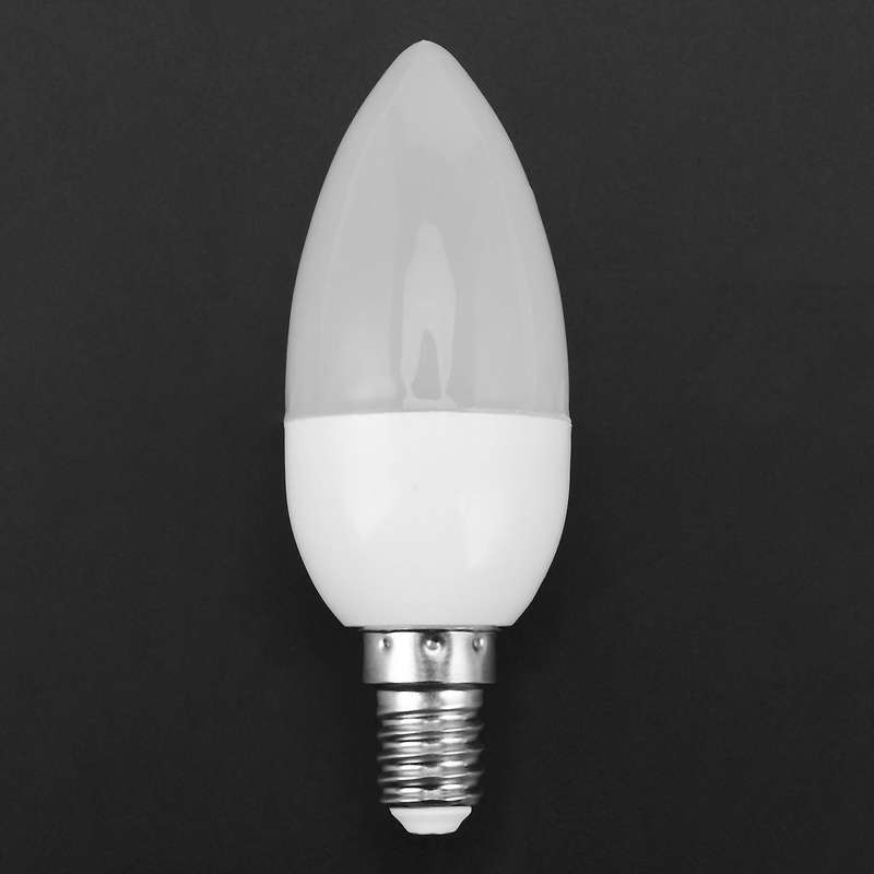 6pcs LED Lamps Candle Light Bulbs Candlesticks 2700K AC220-240V, E14 470LM 3W Cool White