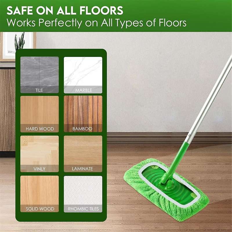 6pcs Mop Pads Refill for Mop-dry Sweeping Cloths&wet Mopping Cloths Washable for Household Cleaning