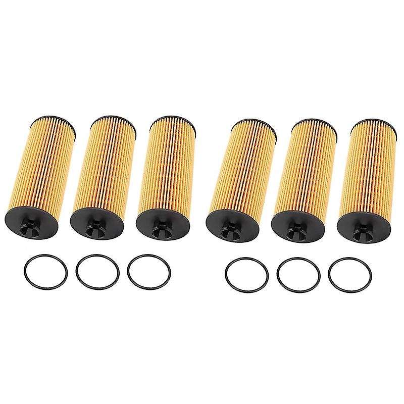 6Pcs Oil Filter 68079744 Fits for Grand Wrangler 2012-2013 Engine Oil Filter
