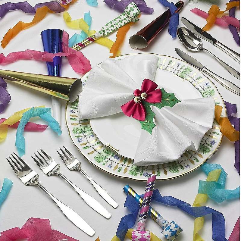 6Pcs Napkin Holder Christmas Bell Napkins Rings Cloth Napkin Holder for Christmas Dining Table,Home