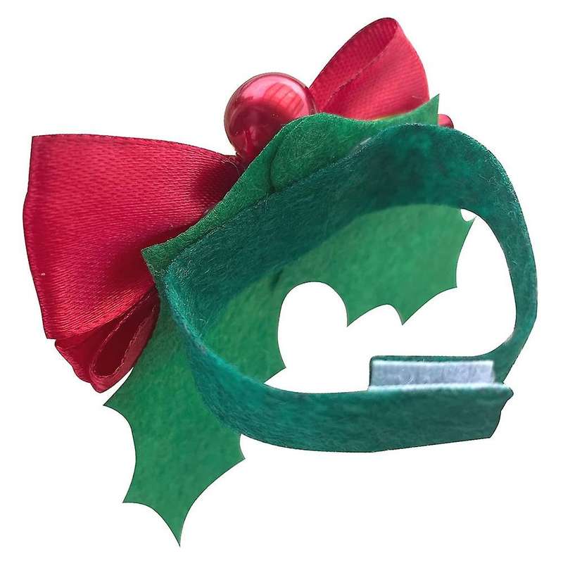 6Pcs Napkin Holder Christmas Bell Napkins Rings Cloth Napkin Holder for Christmas Dining Table,Home