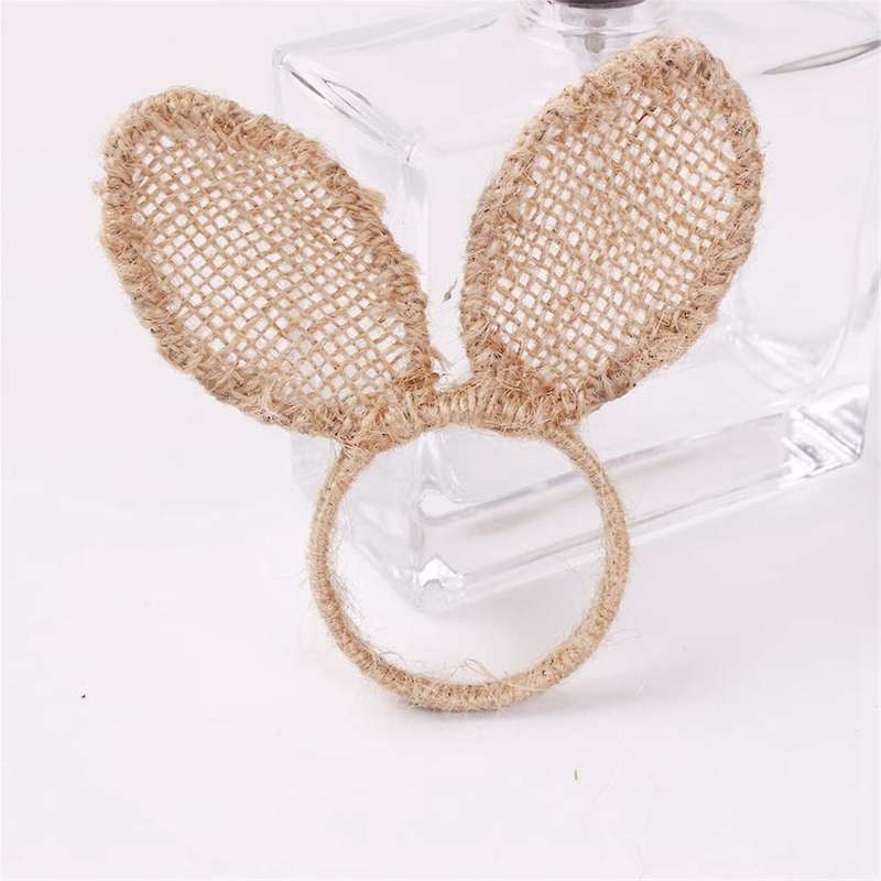 6PCS Napkin Rings Easter Napkin Rings Holder Napkin Rings Buckles Dining Table Setting Decor