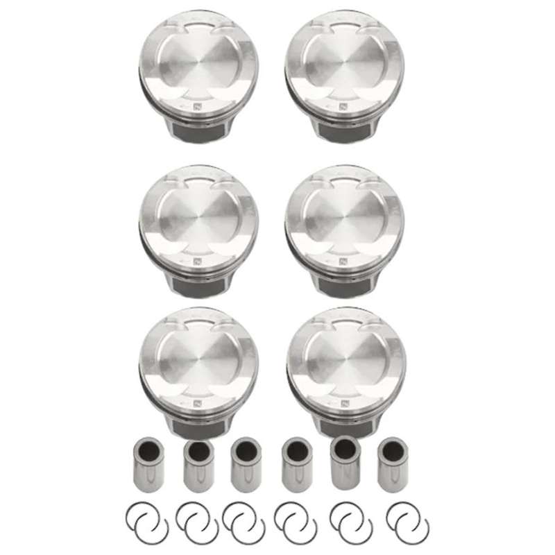 6Pcs Piston & Plug Ring 11258637807 for G32 640I M G12 740LI F36 F36 F33 440I G30 540I F32 440I F32