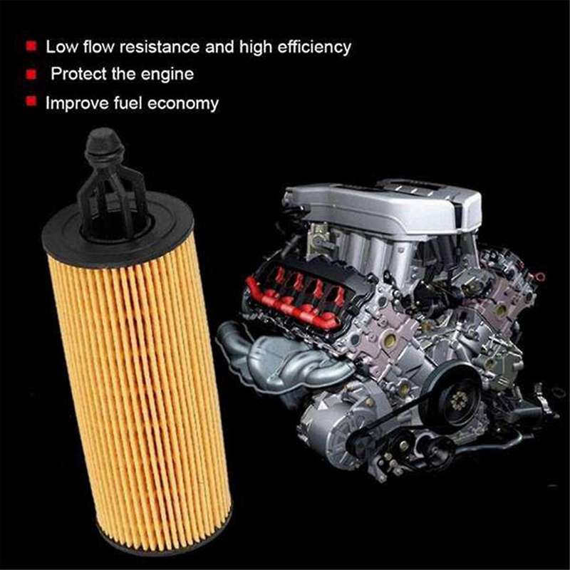 6pcs Oil Filter for Grand Wk2 2010 -2019 / Wrangler 2014-2017 3604cc Engine 68191349aa 68191349ac