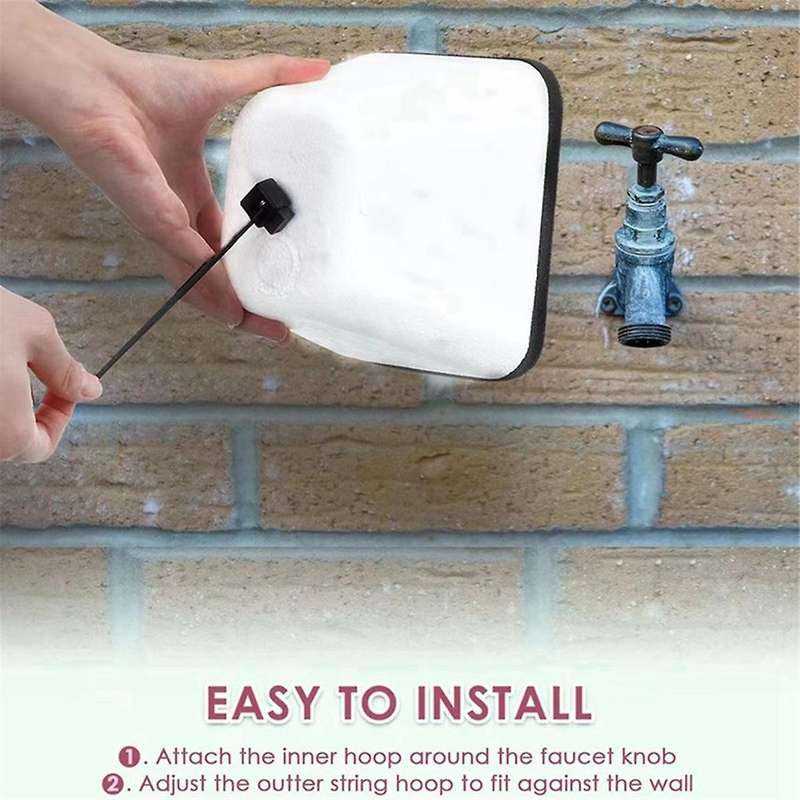 6pcs Outdoor Faucet Covers Spigot Cover for Winter Plastic Faucet Covers for Freeze Protection with