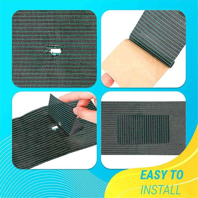6Pcs Pool Patch Repair Kit, Pool Cover Patch 12 x 8Inch Self Adhesive, Swimming Pool Patch Repair Ki