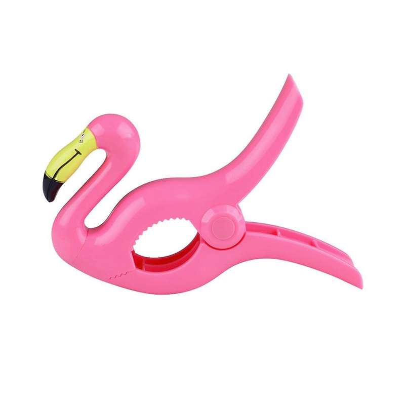 6pcs Plastic Beach Towels Clips for Sunbeds Animal Decorative Clothes Pegs Pins Big Size Drying Rack