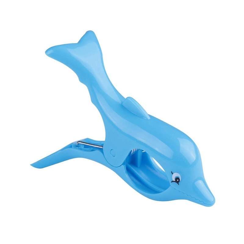 6pcs Plastic Beach Towels Clips for Sunbeds Animal Decorative Clothes Pegs Pins Big Size Drying Rack