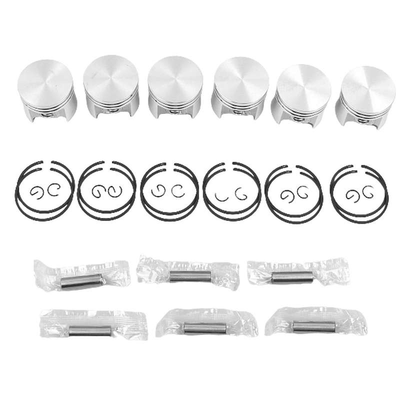6PCS Piston Pin Ring Kit is Suitable for 017 MS170 MS170C MS 170 Replacement Chain Saw Engine Motor
