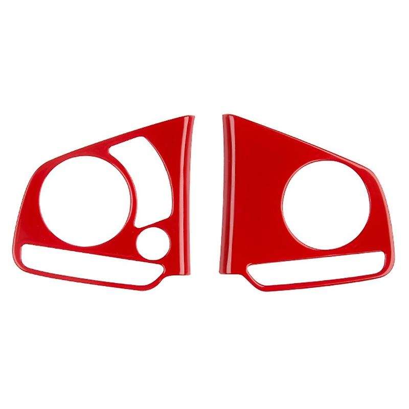 6Pcs Red Inner Steering Wheel Sticker Trim Car Accessories for 10Th 2016-2021