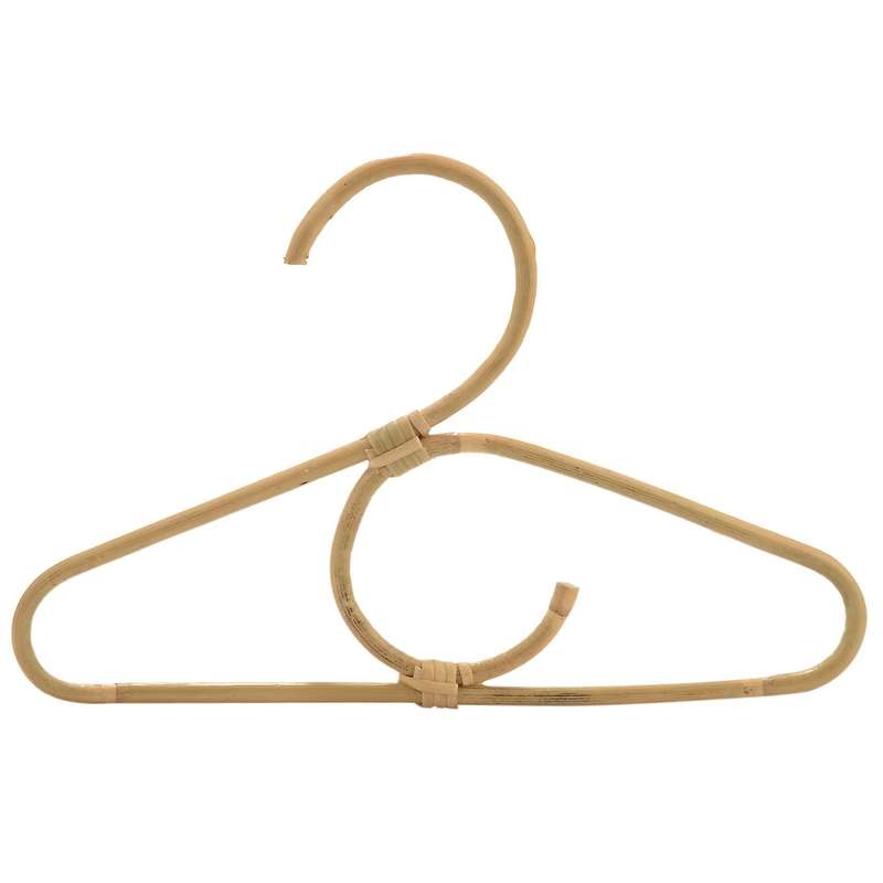 6pcs Rattan Clothes Hanger Nordic Style Kids Garments Organizer Rack Children Hanger Kids Hangers F