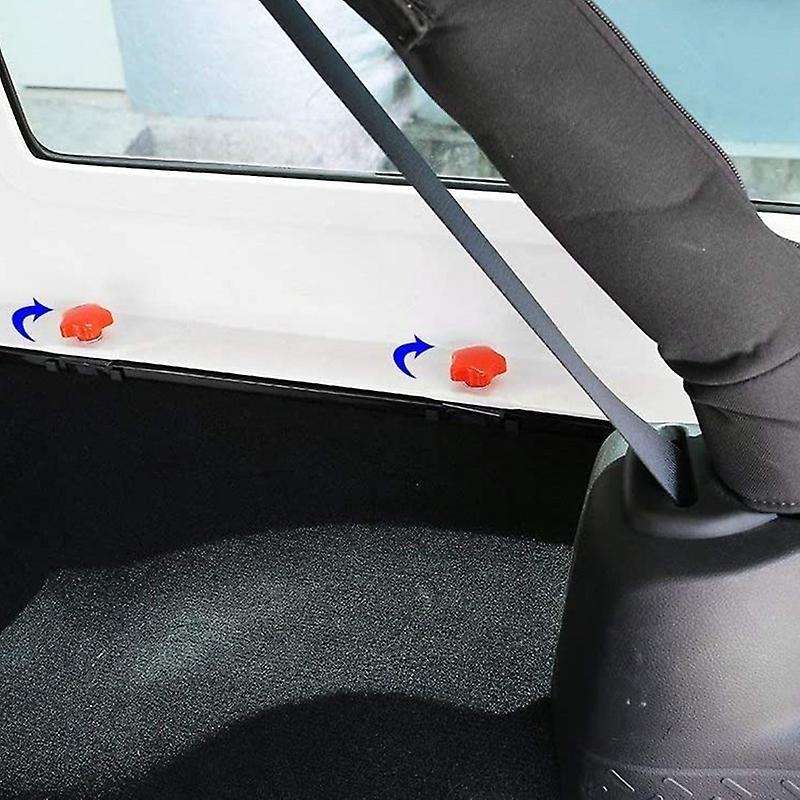 6Pcs Red Hardtop Quick Removal Bolts Thumb Screws for Wrangler 1995-2020 YJ TJ JK JKU JL 2 4 Door Ac