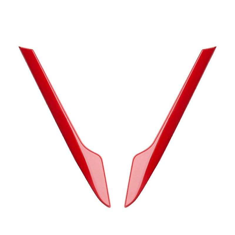 6Pcs Red Inner Steering Wheel Sticker Trim for 10Th 2016-2021 Car Accessories