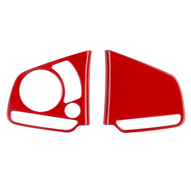 6Pcs Red Inner Steering Wheel Sticker Trim for 10Th 2016-2021 Car Accessories