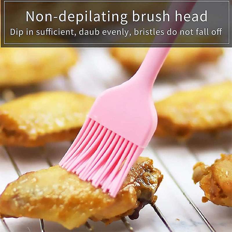 6pcs Set Silicone Spatula Dough Scraper, Kitchen Silicone Spatula Set, Baking Silicone Scraper