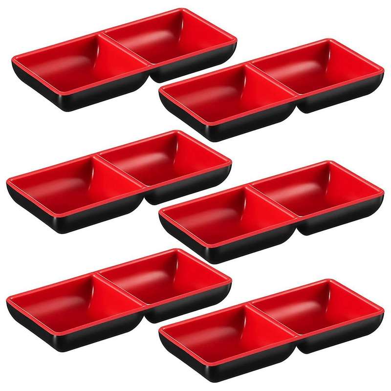 6pcs Small Barbecue Sauce Dishes, Sauce Dishes, Condiment Dishes, Pickle Dishes, Vinegar Dishes and