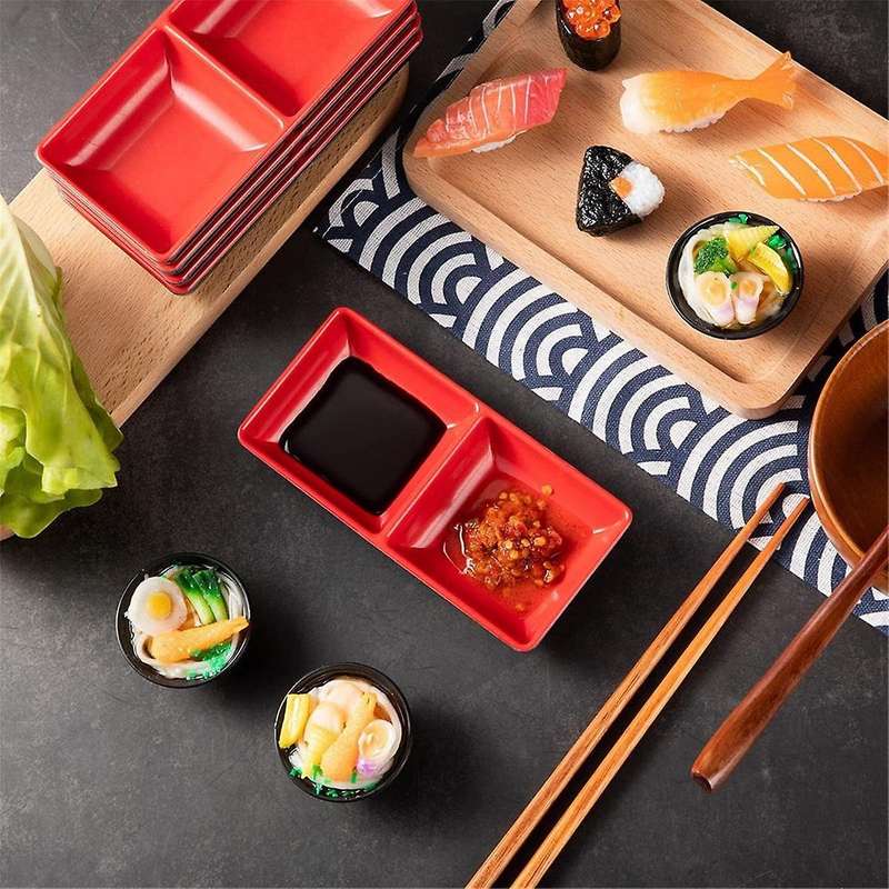 6pcs Small Barbecue Sauce Dishes, Sauce Dishes, Condiment Dishes, Pickle Dishes, Vinegar Dishes and