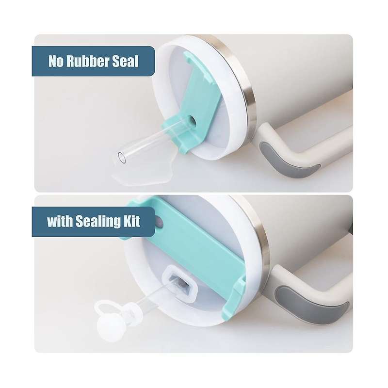 6PCS Silicone Spill Proof Stopper for 1.0 40/30/20 Oz, Leakproof Silicone Seal Kit for Spill Stopper