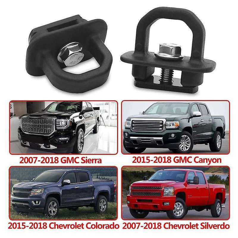 6PCS Tie Down Anchors Truck Bed Side Wall Anchor for 07-20 15-20 /