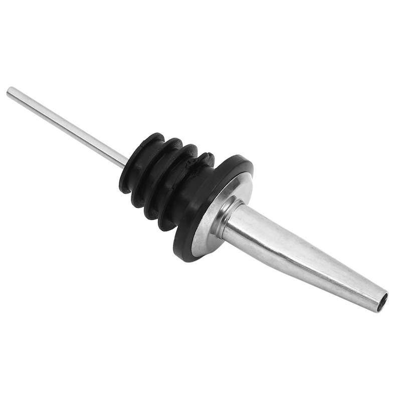 6Pcs Stainless Steel Spirit Wine Bottle Pourer Stopper Liquor Cocktail