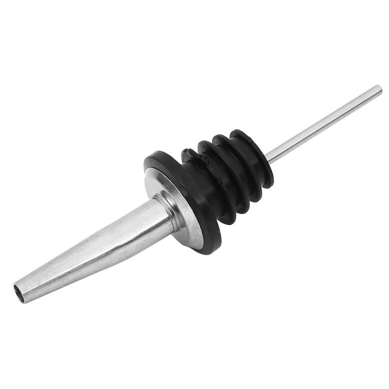 6Pcs Stainless Steel Spirit Wine Bottle Pourer Stopper Liquor Cocktail