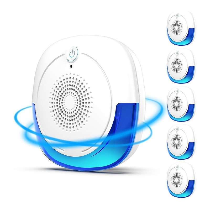 6PCS Ultrasonic Repeller, Indoor Mosquito Repellent for Rodent, Roach, Mouse, Bugs,Spider for House