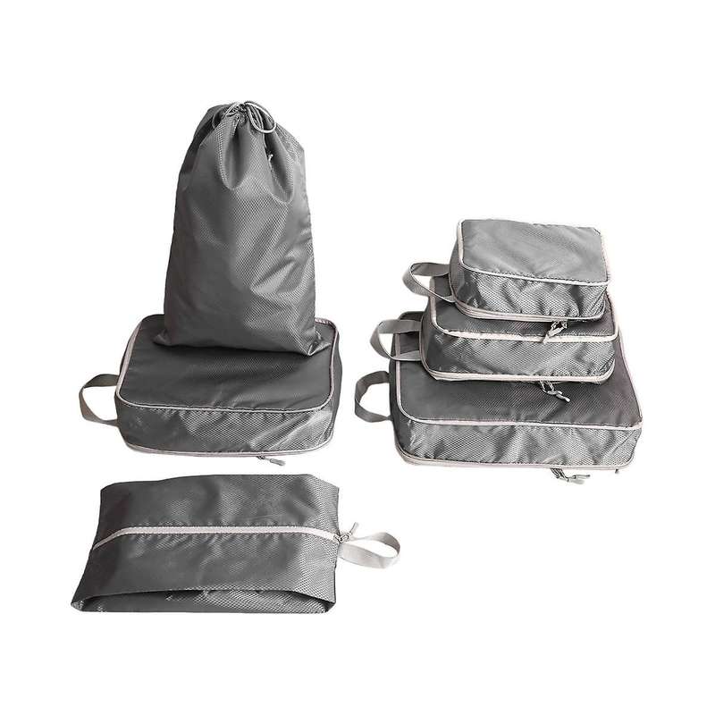 6pcs Travel Suitcase Organizer Bags Set for Carry Ons, Travel-cubes for Travel Accessories Travel E