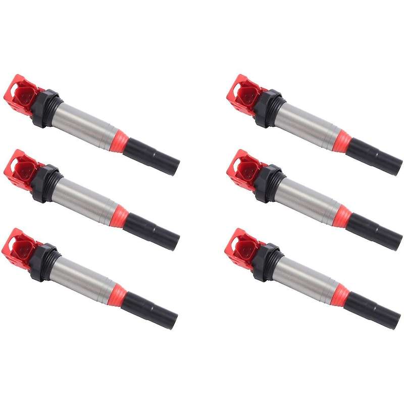 6pcs Uf-592 Ignition Coils for E46 E60 E82 E83 E84 E85 E90 12137594938, 1213172219, 12122158253, 022