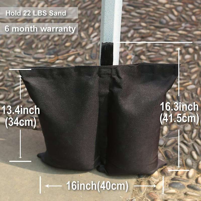 6PCS Weight Bag for Popping Canopy Tent Aggravated Foot Bag Sandbag Fixed Sand Tent Fixed Sandbag Ou