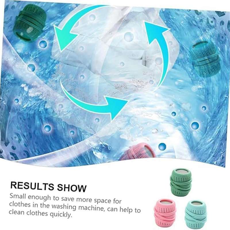 6PCS Washing Machine Laundry Ball Fabric Dispenser Laundry Ball Drum Washing Machine Lint Remover