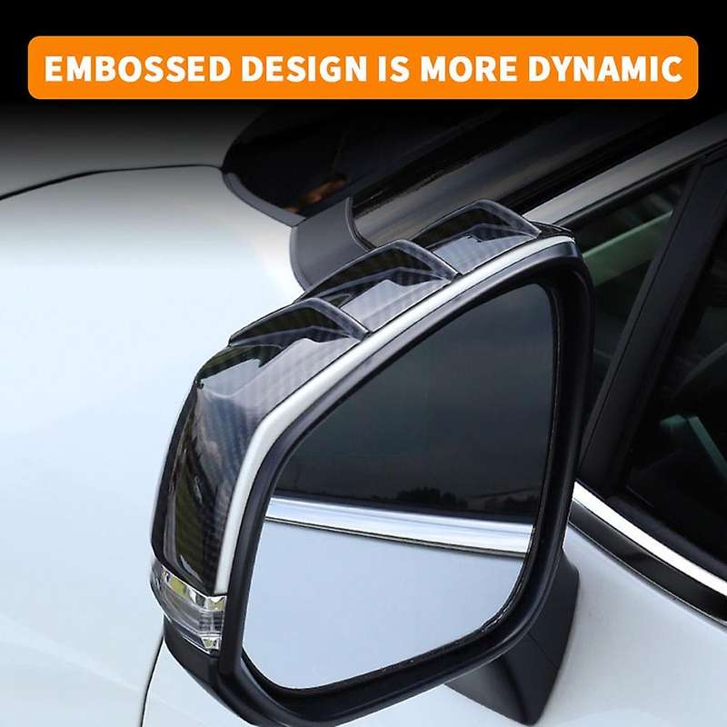 6Pcs/Set Carbon Fiber Car Rearview Mirror Cover Side Door Wing Trim for Sienna 2019 2020 2021
