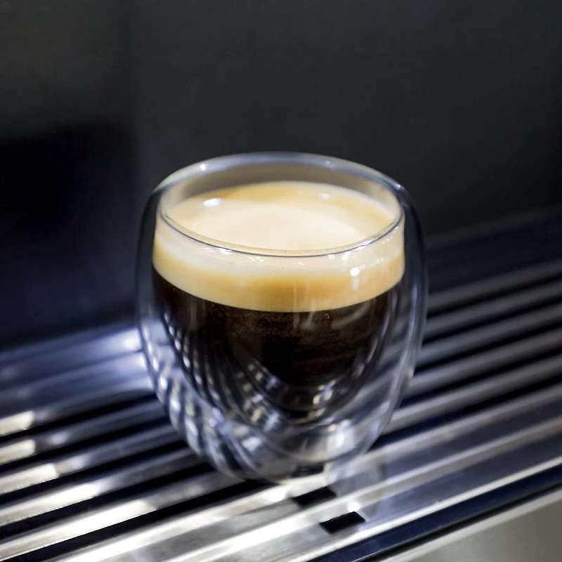 6-Piece Espresso Cup Double-Layer Insulated Espresso Cup Glass Coffee Cup
