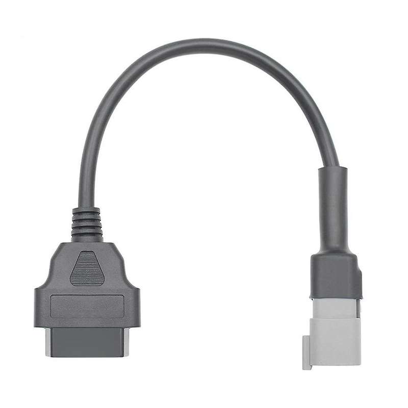 6pin to 16pin Diagnostic Obd2 Cable Adapter, Obdii Scanner Replacement for Can Am Atv Utv Motorcycl