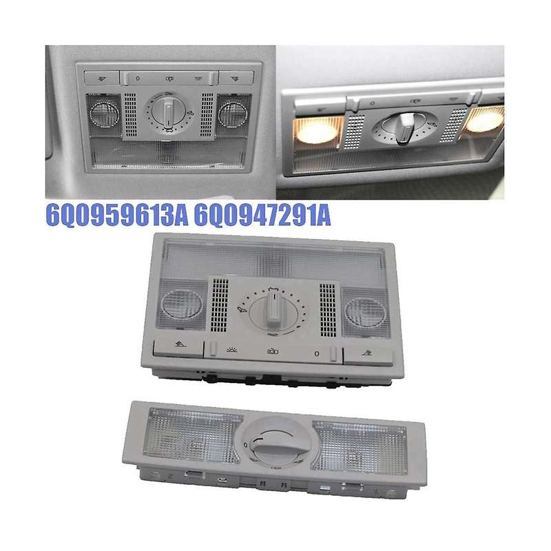6q0959613a 6q0947291a Front and Rear Dome Light Reading Light Car for 9n 2002-2010 Eu Seat