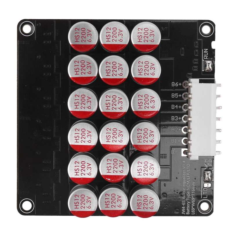 6S 5A Whole Group Balancer Active Lithium Lipo Lifepo4 Battery Equalizer Energy Transfer Capacitor B